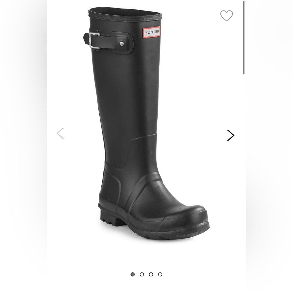 Hunter Original Tall Matte Black Rain Boot
